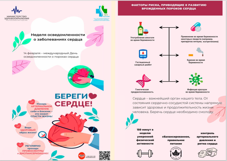 Неделя осведомленности о заболеваниях сердца.